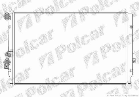 Polcar 9541084X - Hladnjak, hladjenje motora www.molydon.hr