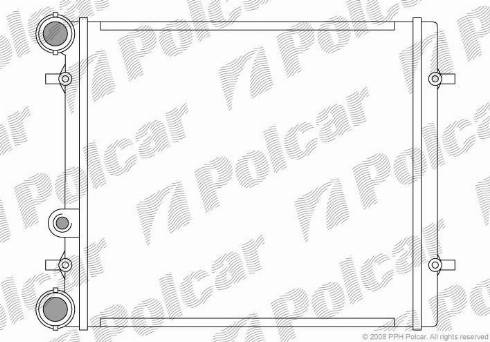 Polcar 954108-1 - Hladnjak, hladjenje motora www.molydon.hr