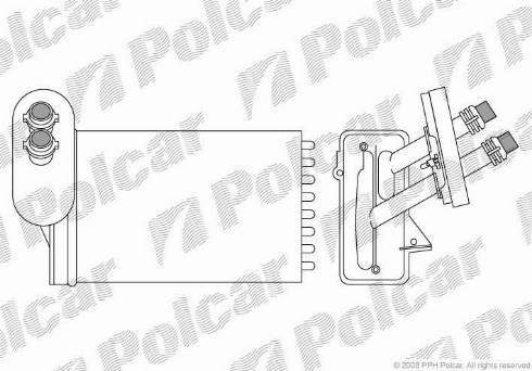 Polcar 9541N8-1 - Izmjenjivač topline, grijanje unutrasnjeg prostora www.molydon.hr