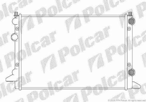 Polcar 954708A4 - Hladnjak, hladjenje motora www.molydon.hr