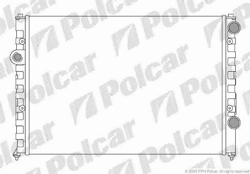 Polcar 954708A1 - Hladnjak, hladjenje motora www.molydon.hr