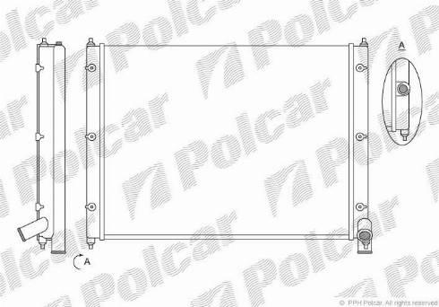 Polcar 9565081X - Hladnjak, hladjenje motora www.molydon.hr