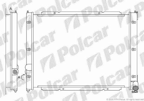 Polcar 956508A1 - Hladnjak, hladjenje motora www.molydon.hr