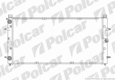 Polcar 956608A2 - Hladnjak, hladjenje motora www.molydon.hr