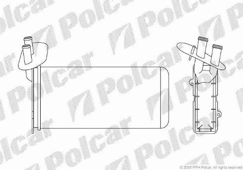 Polcar 9566N8-2 - Izmjenjivač topline, grijanje unutrasnjeg prostora www.molydon.hr