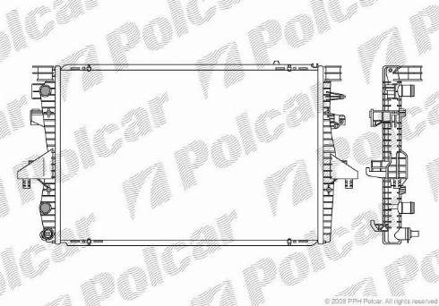 Polcar 9568081X - Hladnjak, hladjenje motora www.molydon.hr