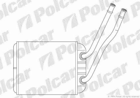 Polcar 9568N81X - Izmjenjivač topline, grijanje unutrasnjeg prostora www.molydon.hr