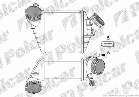 Polcar 9501J81X - Intercooler, hladnjak www.molydon.hr