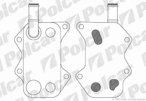 Polcar 9513L8-1 - Uljni hladnjak, ulje za motor www.molydon.hr