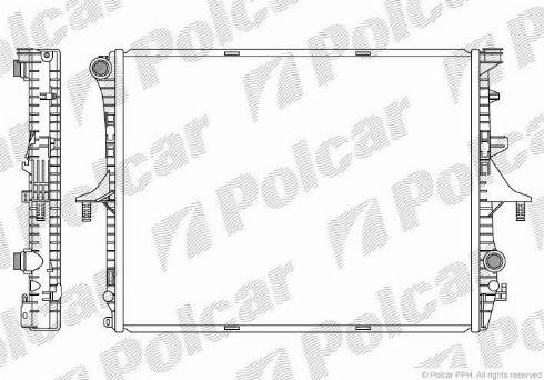 Polcar 9580081K - Hladnjak, hladjenje motora www.molydon.hr