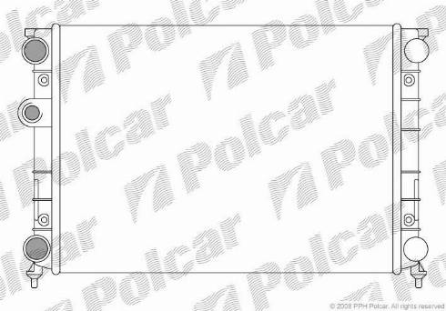 Polcar 9538081X - Hladnjak, hladjenje motora www.molydon.hr