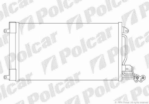 Polcar 9533K81X - Kondenzator, klima-Uređaj www.molydon.hr