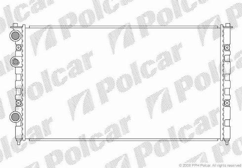 Polcar 952408-4 - Hladnjak, hladjenje motora www.molydon.hr