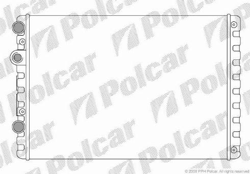 Polcar 952408A2 - Hladnjak, hladjenje motora www.molydon.hr