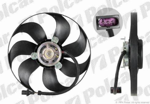 Polcar 952523U4-Q - Ventilator, hladjenje motora www.molydon.hr