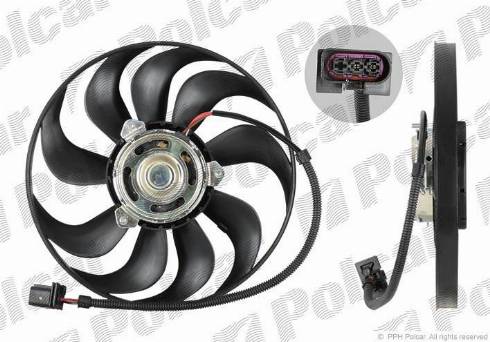 Polcar 952523U3-Q - Ventilator, hladjenje motora www.molydon.hr