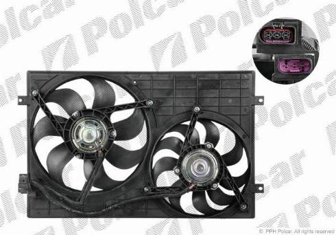 Polcar 952523W4 - Ventilator, hladjenje motora www.molydon.hr