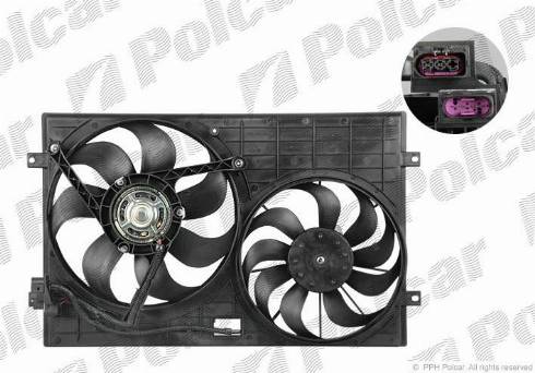 Polcar 952523W5-Q - Ventilator, hladjenje motora www.molydon.hr