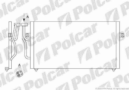 Polcar 9040K8C2 - Kondenzator, klima-Uređaj www.molydon.hr