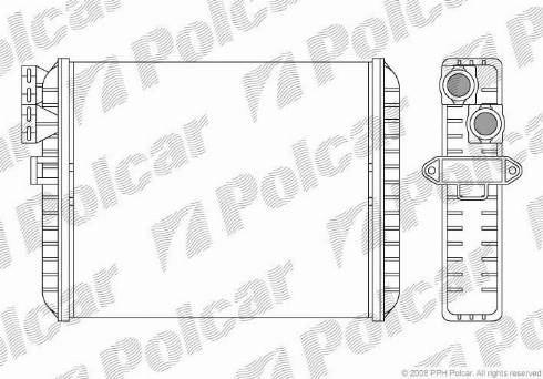 Polcar 9080N81X - Izmjenjivač topline, grijanje unutrasnjeg prostora www.molydon.hr