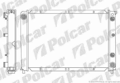 Polcar 903108-5 - Hladnjak, hladjenje motora www.molydon.hr