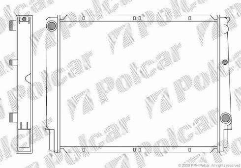 Polcar 903208-1 - Hladnjak, hladjenje motora www.molydon.hr