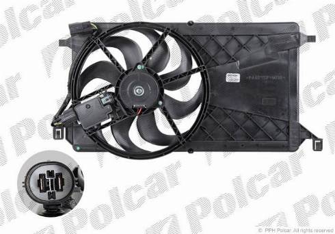 Polcar 454123W2-Q - Ventilator, hladjenje motora www.molydon.hr