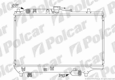 Polcar 4504084K - Hladnjak, hladjenje motora www.molydon.hr