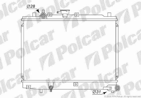 Polcar 4501081K - Hladnjak, hladjenje motora www.molydon.hr