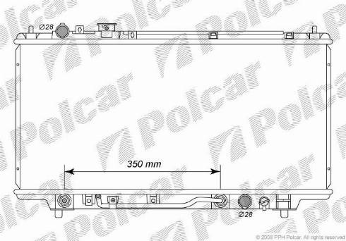 Polcar 450708-6 - Hladnjak, hladjenje motora www.molydon.hr