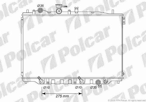 Polcar 451508-4 - Hladnjak, hladjenje motora www.molydon.hr