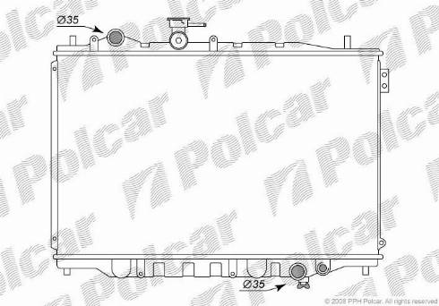 Polcar 4515081K - Hladnjak, hladjenje motora www.molydon.hr