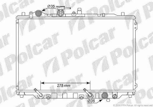 Polcar 451508-2 - Hladnjak, hladjenje motora www.molydon.hr