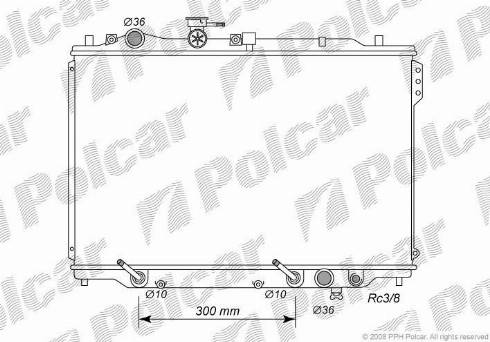 Polcar 4516086K - Hladnjak, hladjenje motora www.molydon.hr