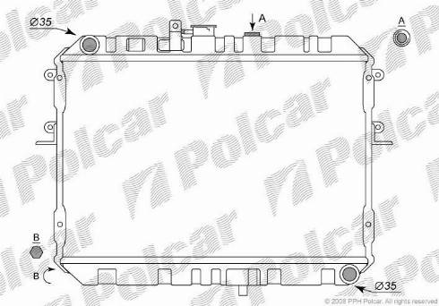 Polcar 458008-2 - Hladnjak, hladjenje motora www.molydon.hr