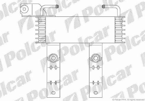 Polcar 4050L8-2 - Uljni hladnjak, ulje za motor www.molydon.hr