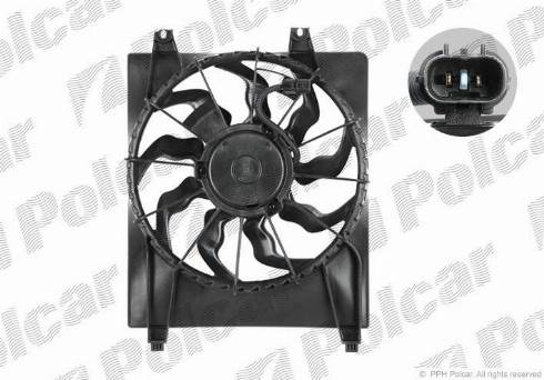 Polcar 405123W4 - Ventilator, hladjenje motora www.molydon.hr