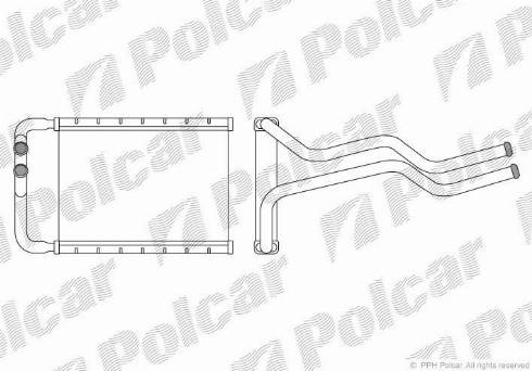 Polcar 4052N81X - Izmjenjivač topline, grijanje unutrasnjeg prostora www.molydon.hr