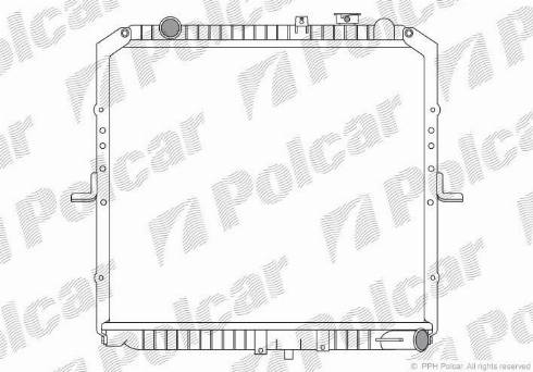 Polcar 4160081X - Hladnjak, hladjenje motora www.molydon.hr