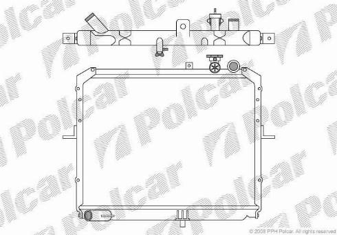 Polcar 416008 - Hladnjak, hladjenje motora www.molydon.hr