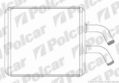 Polcar 4115N81X - Izmjenjivač topline, grijanje unutrasnjeg prostora www.molydon.hr