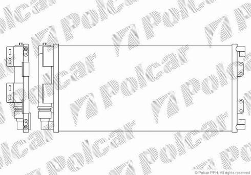 Polcar 4310K8C2 - Kondenzator, klima-Uređaj www.molydon.hr