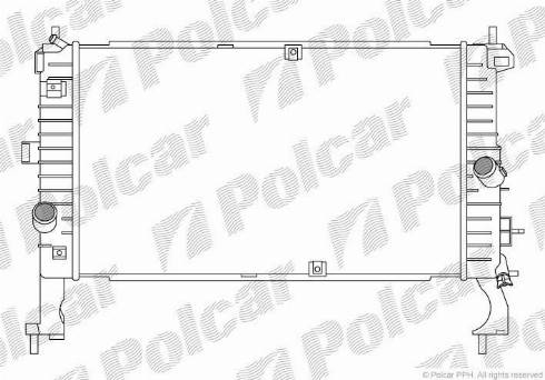 Polcar 555908-3 - Hladnjak, hladjenje motora www.molydon.hr