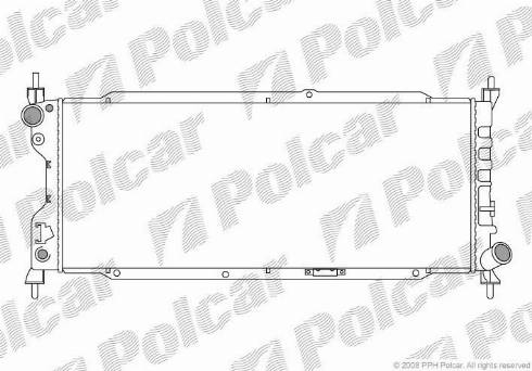 Polcar 555508-3 - Hladnjak, hladjenje motora www.molydon.hr