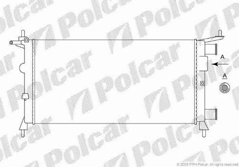 Polcar 555508-2 - Hladnjak, hladjenje motora www.molydon.hr