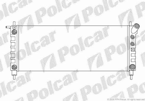 Polcar 555508-7 - Hladnjak, hladjenje motora www.molydon.hr