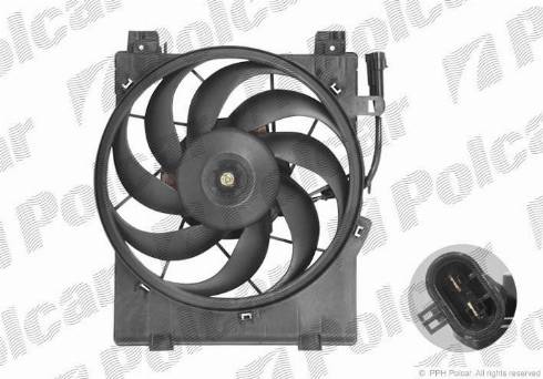 Polcar 555623W5 - Ventilator, hladjenje motora www.molydon.hr