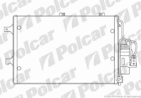 Polcar 5556K81X - Kondenzator, klima-Uređaj www.molydon.hr