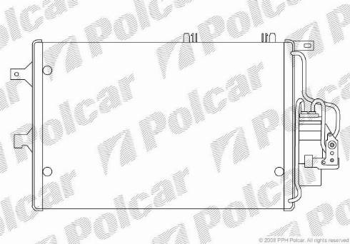 Polcar 5556K83X - Kondenzator, klima-Uređaj www.molydon.hr