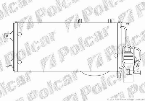 Polcar 5556K82X - Kondenzator, klima-Uređaj www.molydon.hr